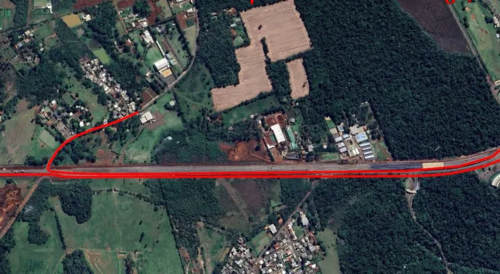 Acesso da Avenida Maria Bubiak à BR-469 será interditado por 45 dias em Foz do Iguaçu