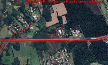 Acesso da Avenida Maria Bubiak à BR-469 será interditado por 45 dias em Foz do Iguaçu