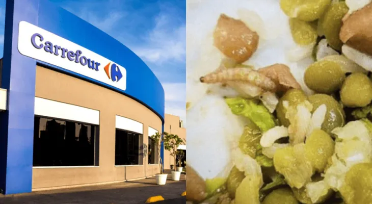 Carrefour é condenado a pagar R$ 50 mil por servir refeições com larvas a funcionária