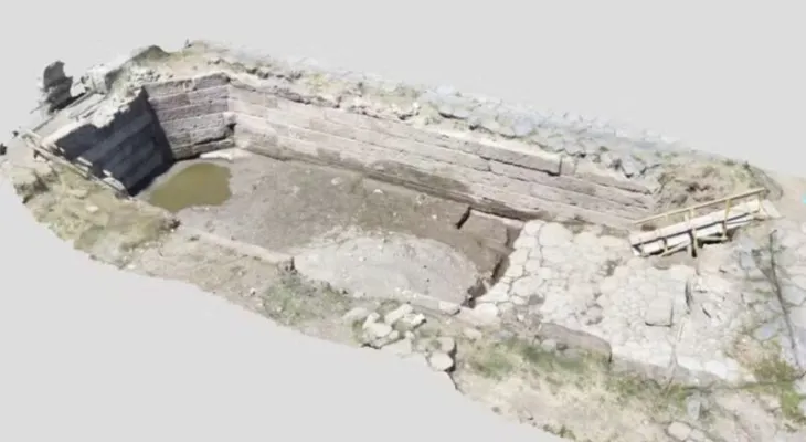 Piscina construída em 250 a.C. é encontrada em antiga cidade nos arredores de Roma