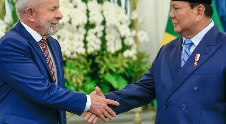 Brasil e Indonésia firmam acordos; Lula confirma candidatura em 2026