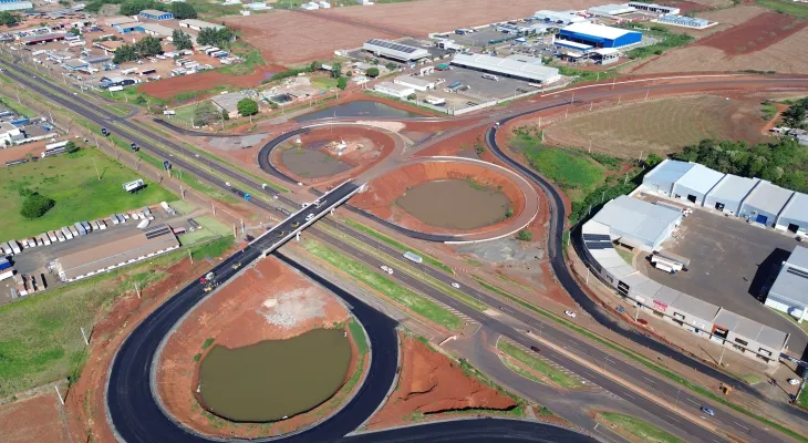 Obra da Perimetral Leste de Foz do Iguaçu avança e chega a 83,5% de execução