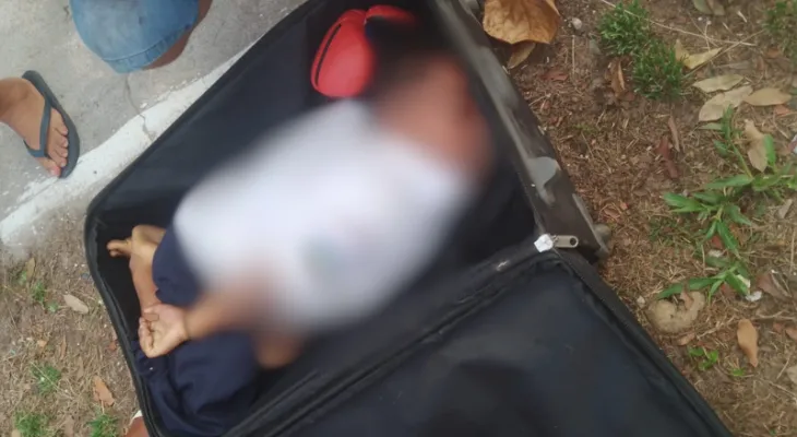 Menino de 6 anos é encontrado morto dentro de mala em frente a cemitério em Belém