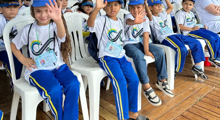 PRF e Prefeitura de Guaíra formam 500 crianças no Projeto Educar PRF 2025