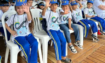 PRF e Prefeitura de Guaíra formam 500 crianças no Projeto Educar PRF 2025