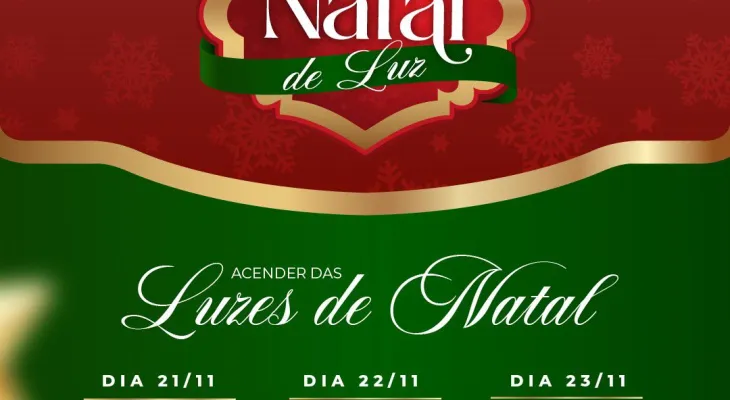 Corbélia anuncia programação de Natal com acender das luzes