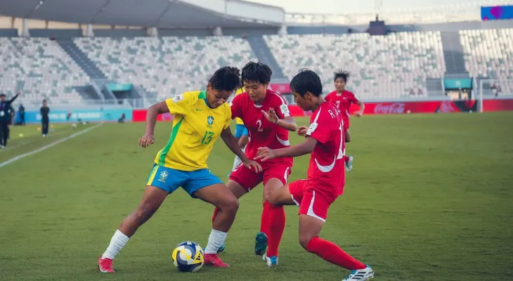 Meninas do Brasil perdem para a Coreia do Norte nas semifinais do Mundial Sub-17