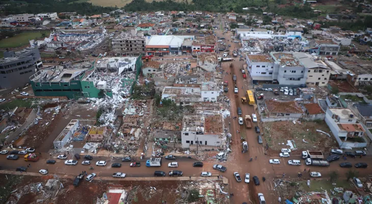 Simepar confirma três tornados na sexta com ventos de até 330 km/h e há outras suspeitas em análise