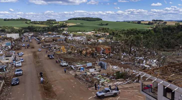 Aquecimento global cria cenário ideal para tornados no Sul, alerta pesquisadora da Unioeste