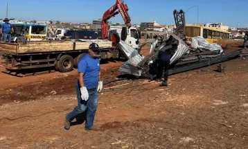 IAT envia maquinário e equipe para auxiliar na reconstrução de Rio Bonito do Iguaçu