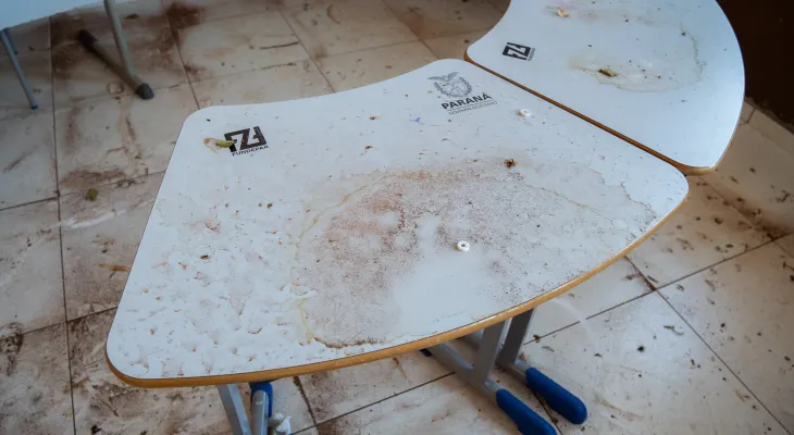 Escolas estaduais começam a retomar aulas em Rio Bonito do Iguaçu após tornado