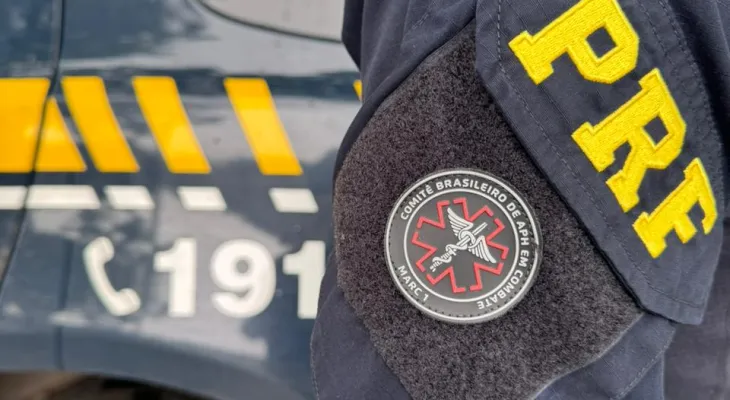 PRF salva bebê engasgado em frente à Unidade Operacional de Cascavel