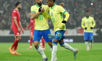 Brasil empata com a Tunísia com gol de Estêvão no último jogo do ano