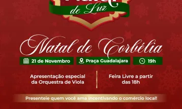 Corbélia acende nesta sexta-feira o maior Natal de Luz da sua história