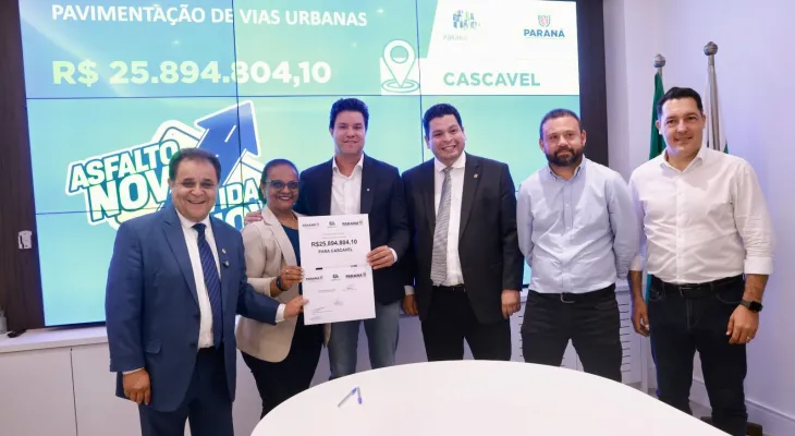 Mais de R$ 25 milhões garantidos para revitalizar vias marginais da BR-277 em Cascavel