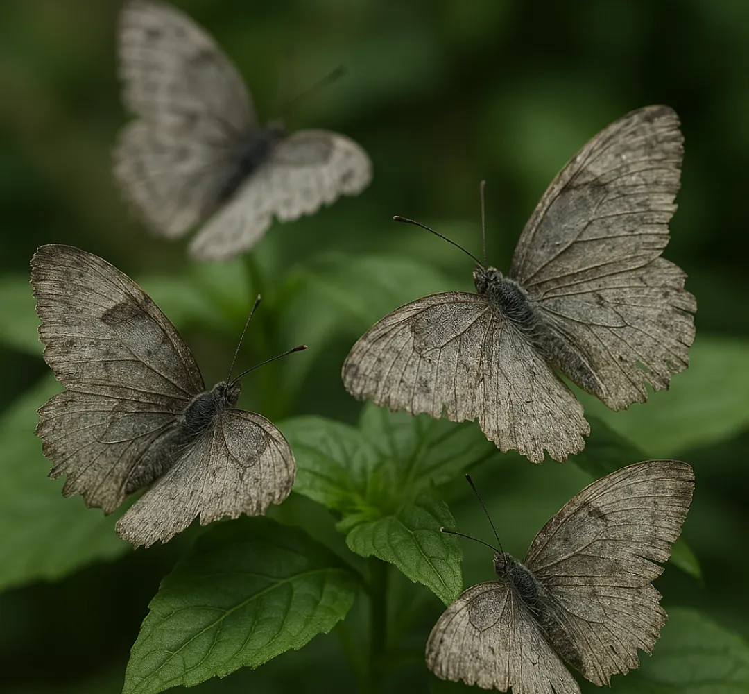 O silêncio das asas coloridas