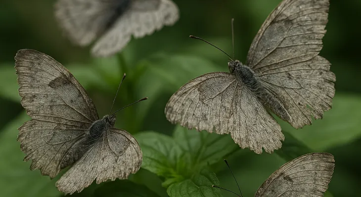 O silêncio das asas coloridas