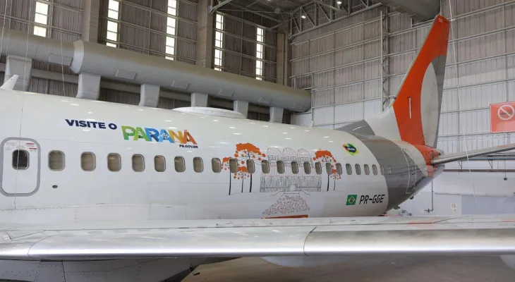 GOL homenageia Paraná com aeronave da iniciativa “Conheça o Brasil: Voando”