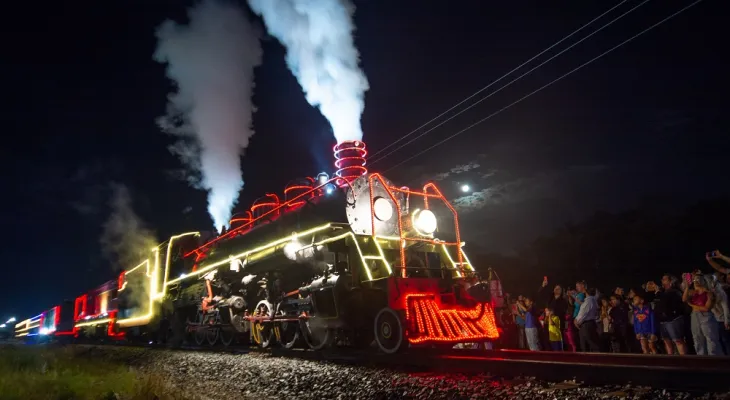 “Rumo ao Natal” volta a iluminar os trilhos da Região Sul