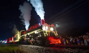 “Rumo ao Natal” volta a iluminar os trilhos da Região Sul
