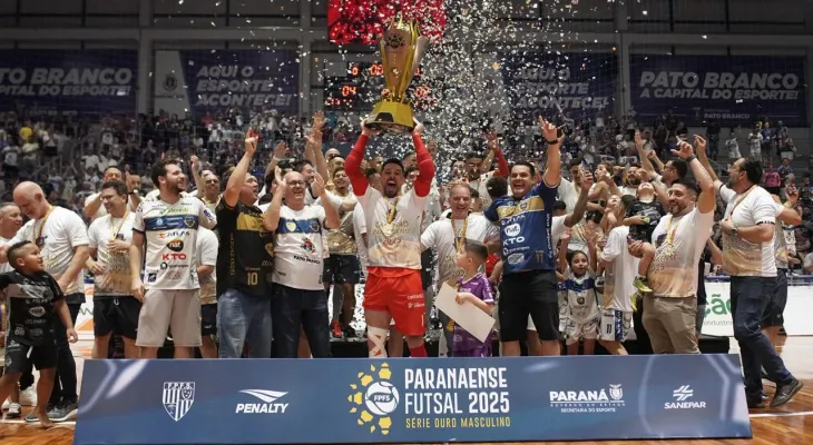 Pato Futsal conquista o tetra do Paranaense da Série Ouro