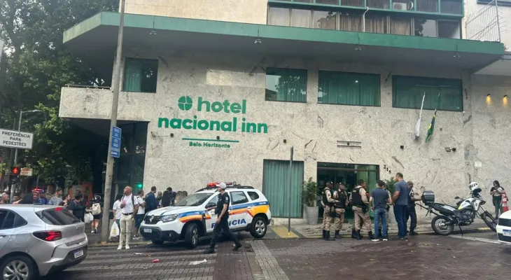 Mãe e filha morrem após queda do 10º andar de hotel no centro de Belo Horizonte