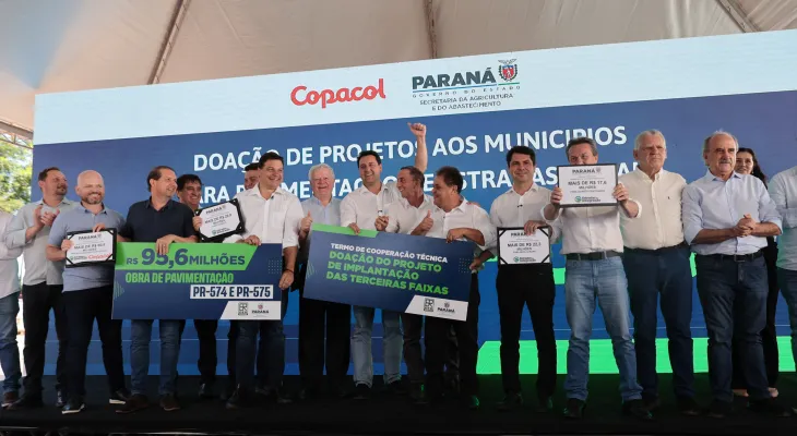 Governo libera R$ 60 milhões para pavimentação de estradas rurais na região Oeste