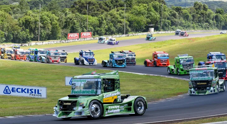 Domínio dos Colett na Fórmula Truck em Cascavel