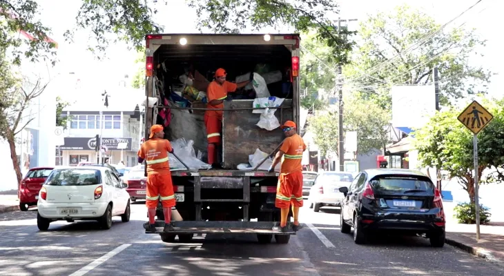 Serviço de coleta seletiva começará atender mais cedo a partir de 5 de janeiro de 2026