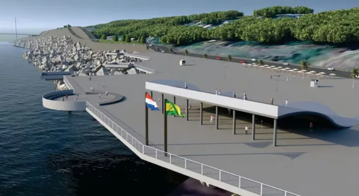 Presidente Franco propõe polo de lazer às margens do Rio Paraná