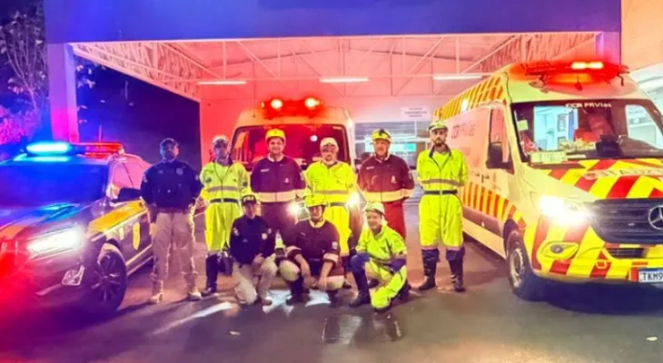 PRF auxilia no resgate de criança após afogamento em Ponta Grossa