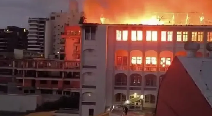 Colégio Marista, em Santa Maria (RS), é atingido por incêndio
