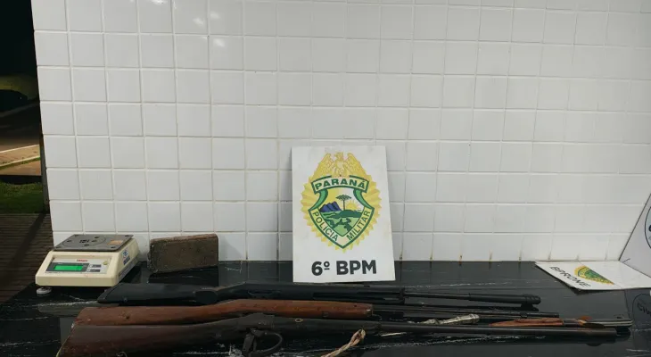 Homem é preso por violência doméstica, cárcere privado e posse de armas em Cascavel