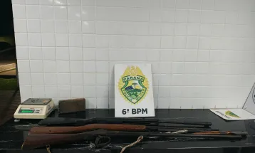 Homem é preso por violência doméstica, cárcere privado e posse de armas em Cascavel