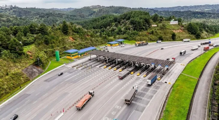 Pedágio da BR-116 entre Curitiba e São Paulo fica mais caro a partir de hoje