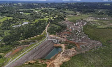 Sanepar inicia última etapa do Reservatório Miringuava com enchimento da barragem