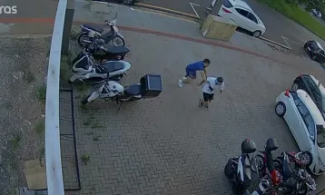 Imagens de câmeras registram ataque contra aluno fora e dentro de academia em Londrina