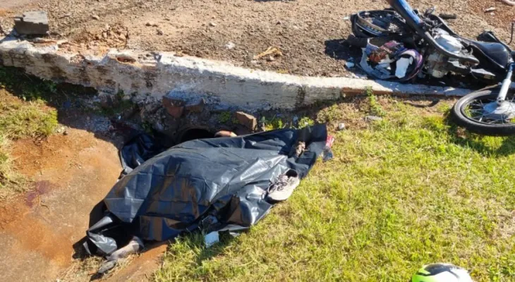 Motociclista morre em colisão frontal na BR-277 em Cascavel