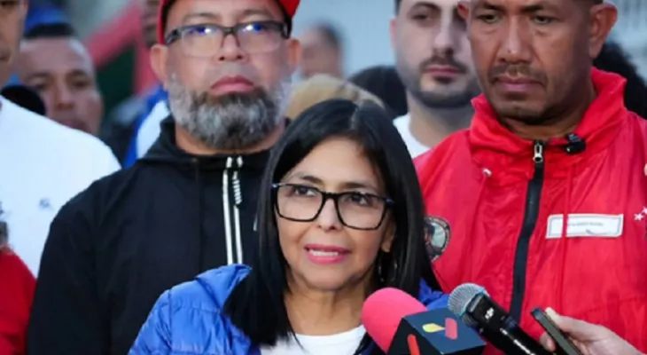 Delcy agradece a Lula e ao povo brasileiro por apoio e solidariedade