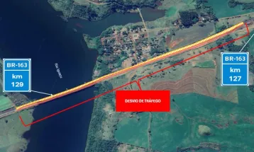 EPR Iguaçu programa alterações de tráfego na Ponte sobre o Rio Iguaçu para recuperação de placas de concreto