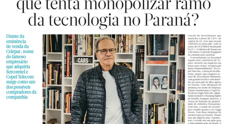 Denúncias da Gazeta do Paraná sobre Nelson Tanure, iniciadas em 2024, ganham repercussão nacional