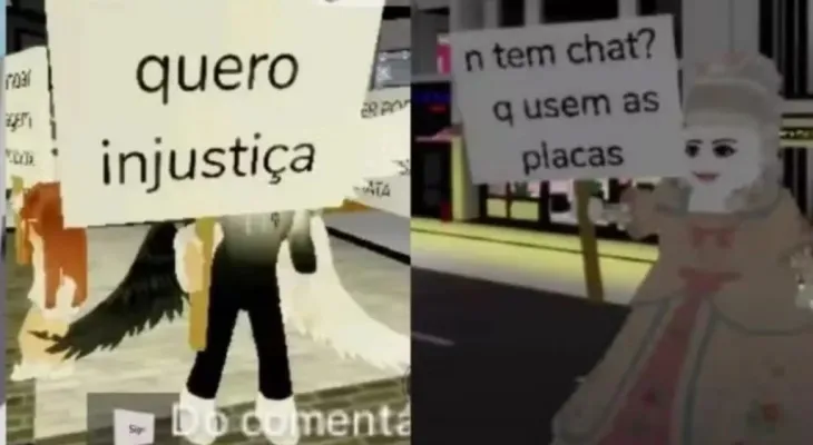Protestos virtuais surgem no Roblox após restrição de chat para crianças