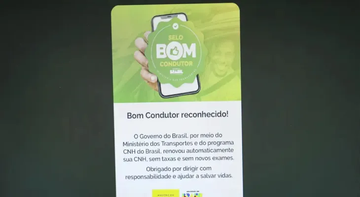 Renovação automática de CNH beneficia 300 mil na primeira semana