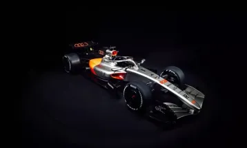 Audi F1 apresenta carro para estreia na Fórmula 1 em 2026