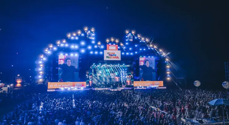 Shows de Fábio Jr. e Roberta Miranda lotam praias do Paraná