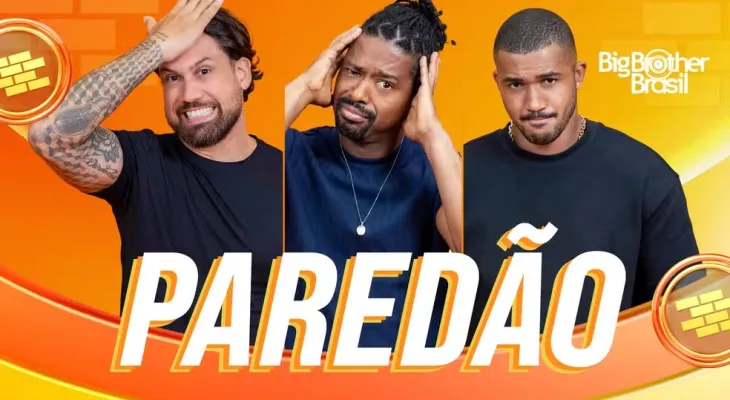 BBB 26: Brigido, Leandro e Matheus disputam a permanência em paredão acirrado