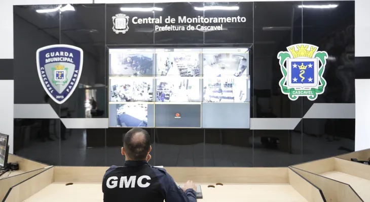 Cascavel contará com 184 câmeras inteligentes de monitoramento para segurança pública