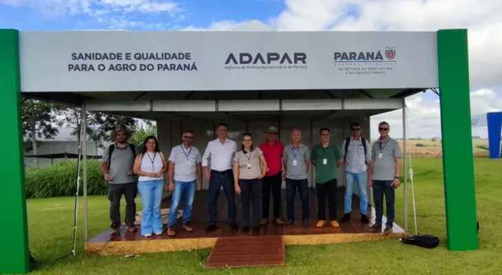 Adapar reforça ações de sanidade agropecuária no Show Rural Coopavel