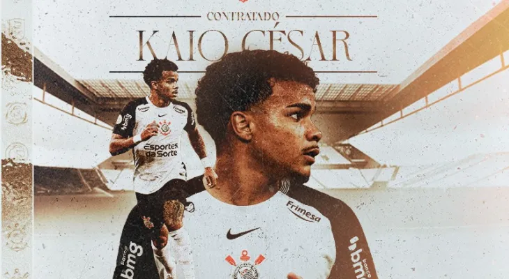 Corinthians anuncia Kaio César por empréstimo até o fim da temporada