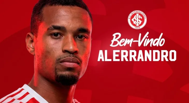 Internacional anuncia Alerrandro como reforço para o ataque em 2026